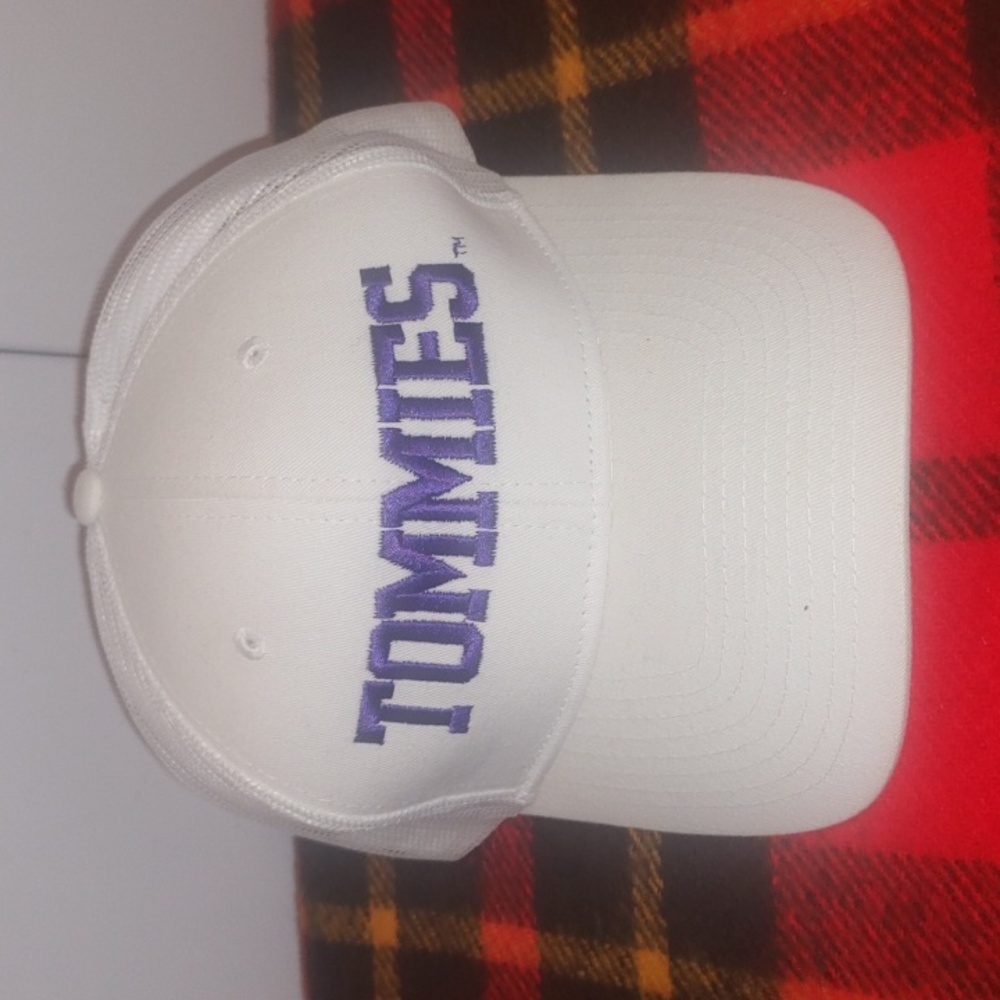 University of St. Thomas Tommies White Purple Snapback Unisex Hat Cap